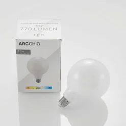Arcchio Ampoule LED E27 6W 2 700K G125 dimmable opale 3x| Lampes Led À Intensité Variable|Ampoules Led
