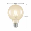 Arcchio Ampoule LED E27 4W 2 700K G95 globe 3x| Lampes Led À Intensité Variable|Ampoules Led