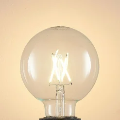Arcchio Ampoule LED E27 4W 2 700K G95 globe 3x| Lampes Led À Intensité Variable|Ampoules Led
