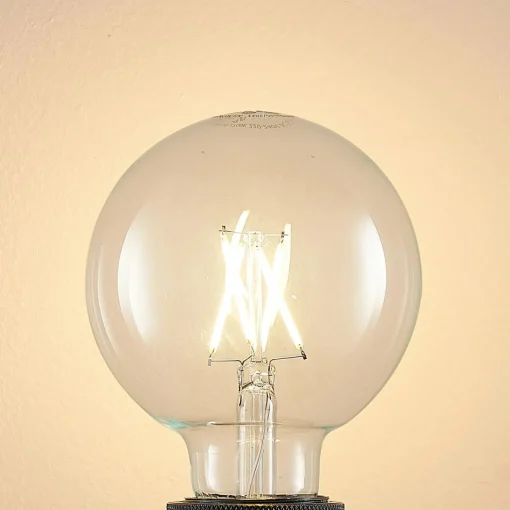 Arcchio Ampoule LED E27 4W 2 700K G95 globe 3x| Lampes Led À Intensité Variable|Ampoules Led