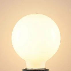 Arcchio Ampoule LED E27 8W 2 700K G95 globe opale 2x| Lampes Led À Intensité Variable|Ampoules Led
