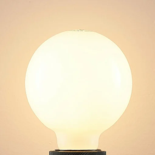 Arcchio Ampoule LED E27 8W 2 700K G95 globe opale 2x| Lampes Led À Intensité Variable|Ampoules Led