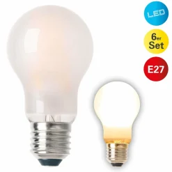 Näve Ampoule LED E27 8,3W 750lm blanc chaud, pack 6| Ampoules Led E27|Ampoules Led