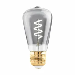 EGLO Ampoule LED E27 4W ST48 2.000K filament smoky dim| Lampes Led À Intensité Variable|Ampoules Led
