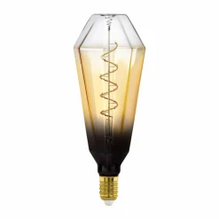 EGLO Ampoule LED E27 4W T100 1.700K filament sable dim| Lampes Led À Intensité Variable|Ampoules Led
