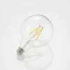 Arcchio Ampoule LED E27 8 W 2 700 K G125 globe, filament| Lampes Led À Intensité Variable|Ampoules Led