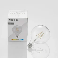 Arcchio Ampoule LED E27 8 W 2 700 K G125 globe, filament| Lampes Led À Intensité Variable|Ampoules Led