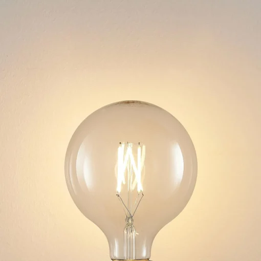 Arcchio Ampoule LED E27 8 W 2 700 K G125 globe, filament| Lampes Led À Intensité Variable|Ampoules Led