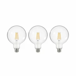 Arcchio Ampoule LED filament claire E27 G125 3,8W 2700K 806lm 3pcs| Ampoules Filament|Ampoules Filament