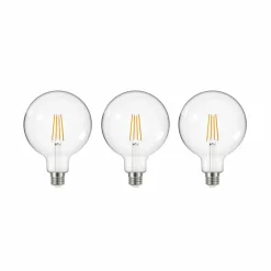 Arcchio Ampoule LED filament claire E27 G125 3,8W 3000K 806lm 3pcs| Ampoules Filament|Ampoules Filament