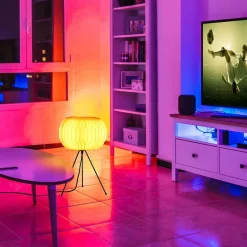 JUST LIGHT. Ampoule LED Mika ambiance stade, E27 10 W RGBW| Ampoules Connectées Et Intelligentes|Ampoules Connectées Et Intelligentes