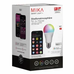 JUST LIGHT. Ampoule LED Mika ambiance stade, E27 10 W RGBW| Ampoules Connectées Et Intelligentes|Ampoules Connectées Et Intelligentes