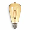 Sylvania Ampoule LED rustique E27 4,5 W 825 dorée, transp.| Ampoules Filament|Ampoules Filament