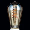 ORION Ampoule rustique LED E27 ST64 4W ambrée 2 200K dim| Lampes Led À Intensité Variable|Ampoules Led
