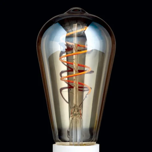 ORION Ampoule rustique LED E27 ST64 4W ambrée 2 200K dim| Lampes Led À Intensité Variable|Ampoules Led