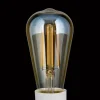 ORION Ampoule rustique LED E27 ST64 6W ambrée 2 200K dim| Lampes Led À Intensité Variable|Ampoules Led