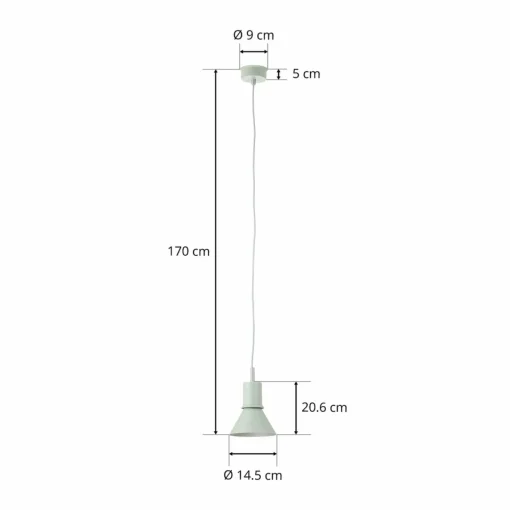 Anglepoise Type 80 suspension, vert pistache| Suspensions Led|Suspensions