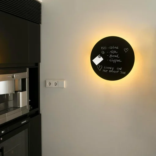 FARO BARCELONA Applique Board avec LED, écriture possible, 45 cm| Appliques Murales Led|Appliques Murales
