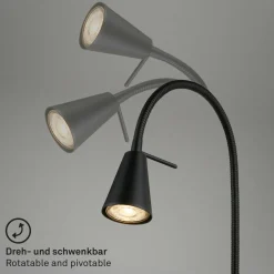 Briloner Applique LED 2180015 avec détail en bois| Appliques Murales Led|Appliques Murales