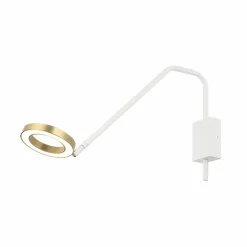 Zambelis Applique LED 22043 bras mobile blanc mat/dorée| Appliques Murales Led|Appliques Murales