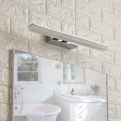 Lucande Applique LED allongée pour salle de bain Julie| Appliques Murales Led|Appliques Murales