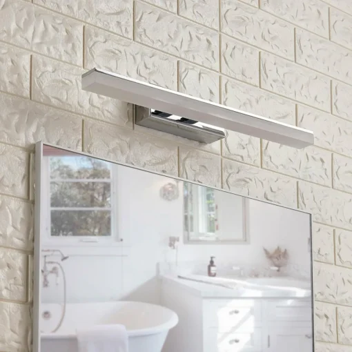 Lucande Applique LED allongée pour salle de bain Julie| Appliques Murales Led|Appliques Murales