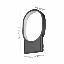 EGLO Applique LED Codriales en noir| Appliques Murales Led|Appliques Murales