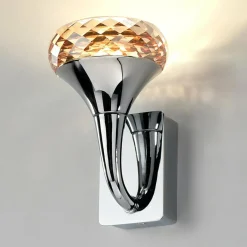 Axo Light Applique LED de designer cristalline Fairy ambre| Appliques Murales Led|Appliques Murales