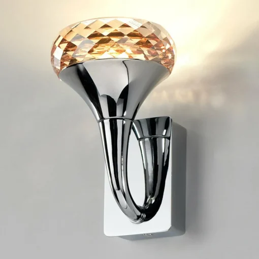 Axo Light Applique LED de designer cristalline Fairy ambre| Appliques Murales Led|Appliques Murales
