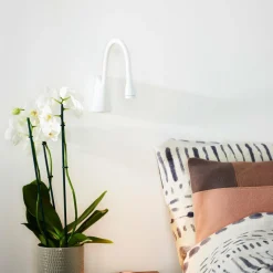 Lucide Applique LED flexible Galen en blanc| Appliques Murales Led|Appliques Murales