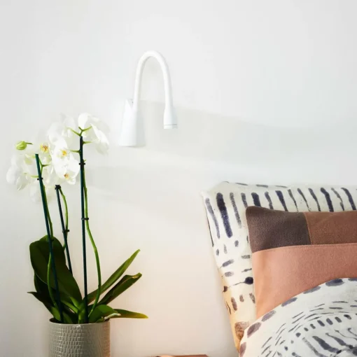 Lucide Applique LED flexible Galen en blanc| Appliques Murales Led|Appliques Murales