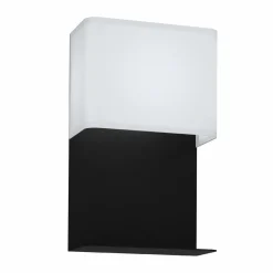 EGLO Applique LED Galdakao avec textile, noir/blanc| Appliques Murales Led|Appliques Murales