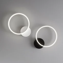 Fabas Luce Applique LED Giotto, à 1 lampe, blanche| Appliques Murales Led|Appliques Murales