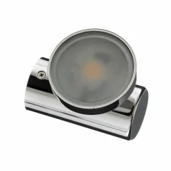 Pujol Iluminación Applique LED Key à une lampe, chrome| Appliques Murales Led|Appliques Murales
