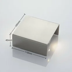 Lindby Applique LED Manon, nickel satiné, 10,5 cm| Luminaires Led D'Intérieur