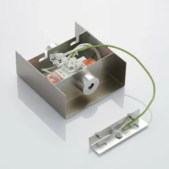 Lindby Applique LED Manon, nickel satiné, 10,5 cm| Luminaires Led D'Intérieur