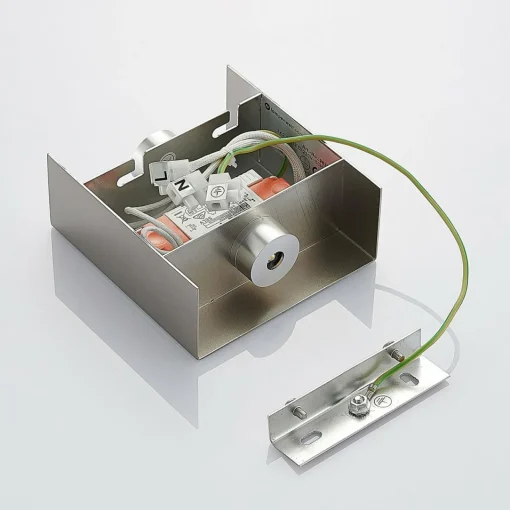 Lindby Applique LED Manon, nickel satiné, 10,5 cm| Luminaires Led D'Intérieur