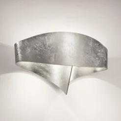 Selène Applique LED Scudo avec support feuille d’argent| Appliques Murales Led|Appliques Murales