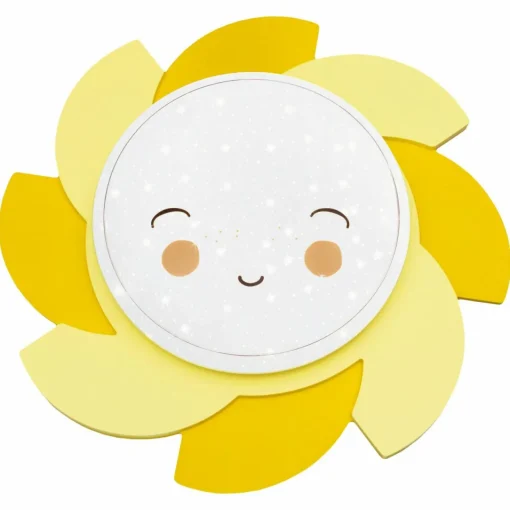 Elobra Applique LED soleil Starlight Smile, jaune| Appliques Murales Led|Appliques Murales