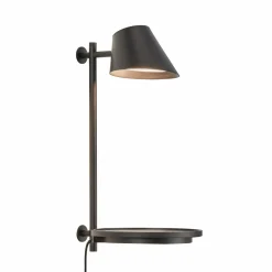 DFTP by Nordlux Applique LED Stay avec tablette, noire| Appliques Murales Led|Appliques Murales