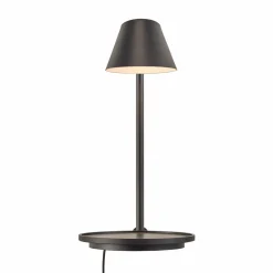 DFTP by Nordlux Applique LED Stay avec tablette, noire| Appliques Murales Led|Appliques Murales