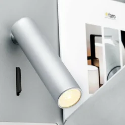 FARO BARCELONA Applique LED Suau compacte avec chargeur USB| Appliques Murales Led|Appliques Murales