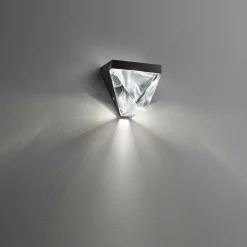 Fabbian Applique LED Tripla étincelante, anthracite| Appliques Murales Led|Appliques Murales