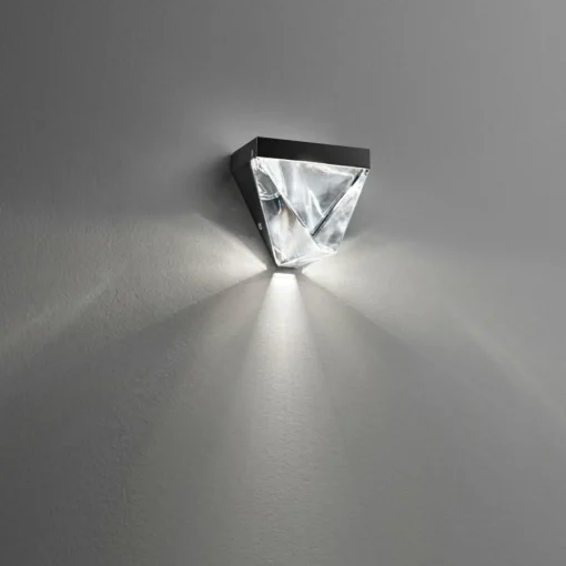 Fabbian Applique LED Tripla étincelante, anthracite| Appliques Murales Led|Appliques Murales