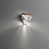 Fabbian Applique LED Tripla étincelante, bronze| Appliques Murales Led|Appliques Murales