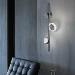 Sil-Lux Applique LED Yo-Yo A, nickel| Appliques Murales Led|Appliques Murales