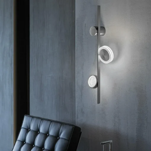 Sil-Lux Applique LED Yo-Yo A, nickel| Appliques Murales Led|Appliques Murales