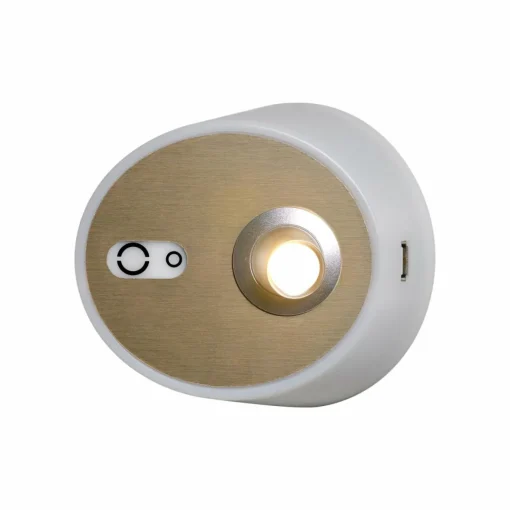 Carpyen Applique LED Zoom, spot, port USB, dorée| Appliques Murales Led|Appliques Murales