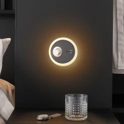 Carpyen Applique LED Zoom, spot, port USB, cuivre noir| Appliques Murales Led|Appliques Murales
