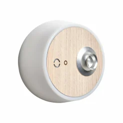 Carpyen Applique LED Zoom, spot, port USB, bois d’orme| Appliques Murales Led|Appliques Murales